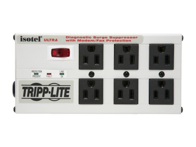 Uninex PS102 RF Remote Control Power Managed 6-Outlet Energy Controlled Surge Protector, Eliminates Standby Idle Electricity Usage, 6-Foot