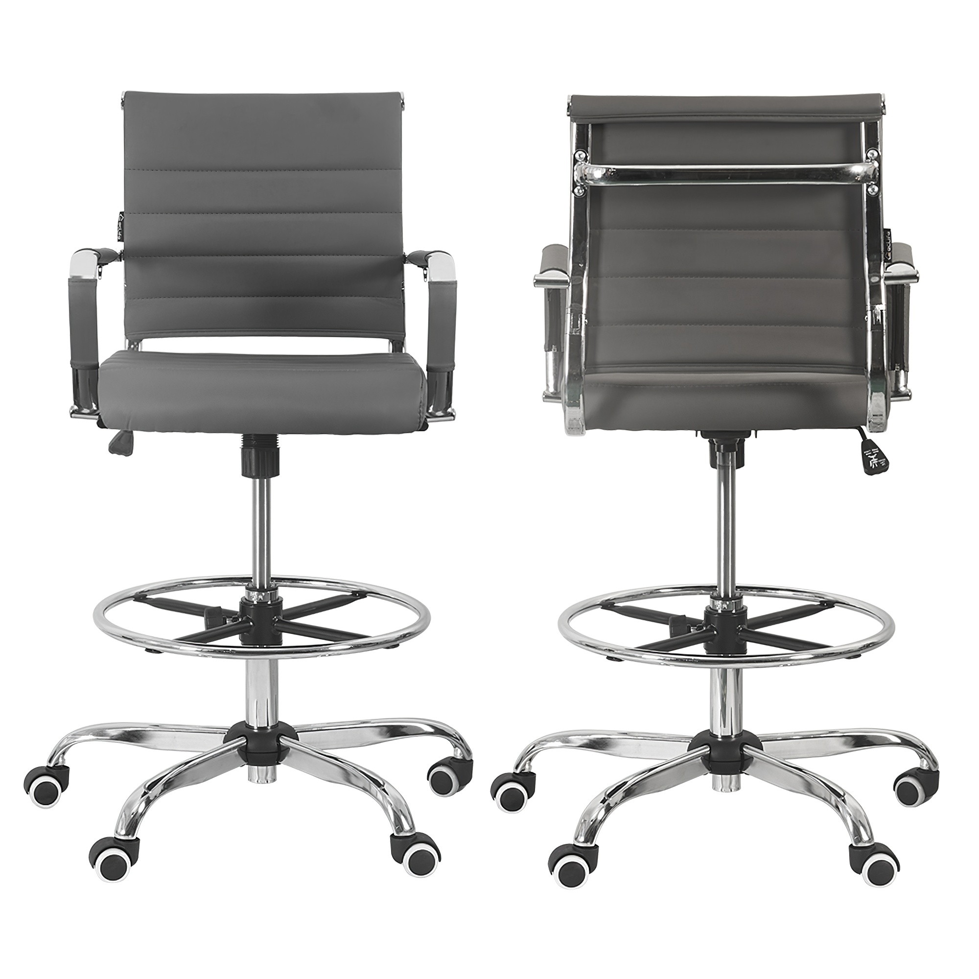Gray Ergonomically designed office chair