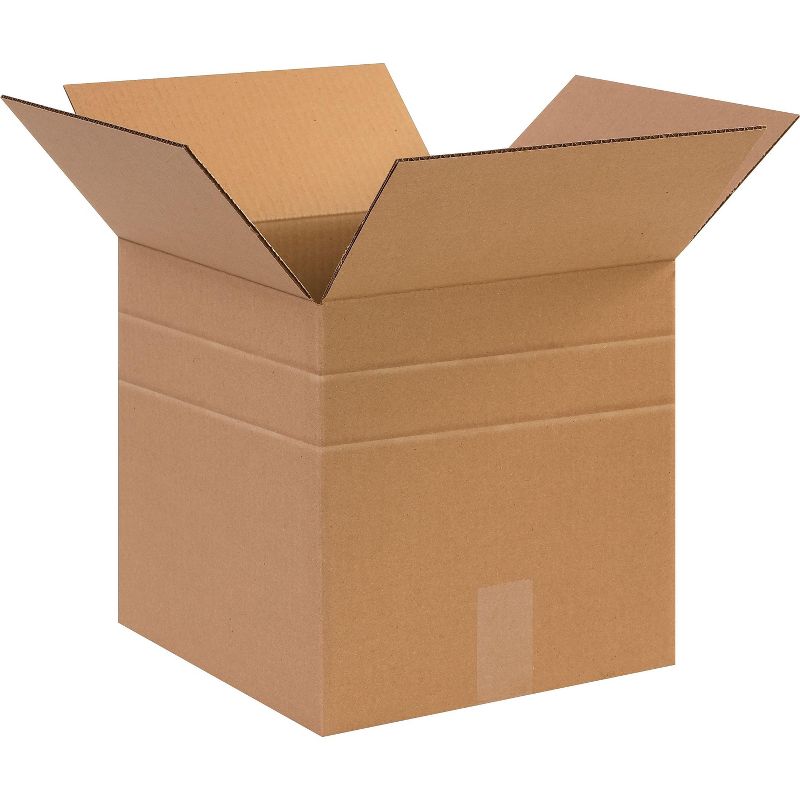 SI Products 12 x 9 x 6 Multi-Depth Shipping Boxes, 32 120906MD