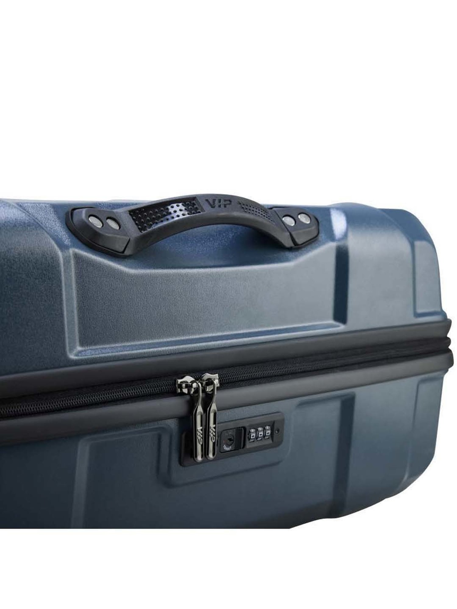 VIP Navy Medium Hard Cabin Trolley - 48 cm