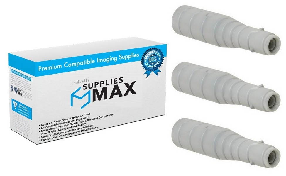 SuppliesMAX Compatible Replacement for Imagistics DL-260/DL-360/5125 Toner Cartridge (3/PK-413 Grams-11000 Page Yield) (418-0_3PK)