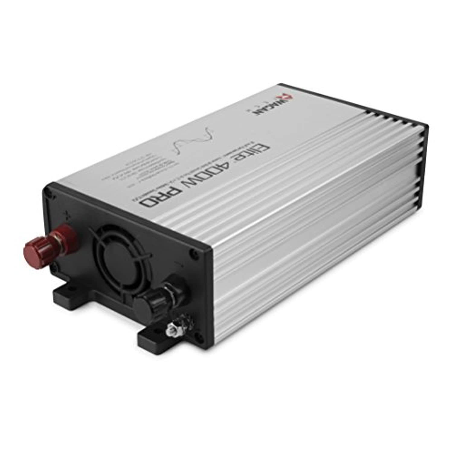 Wagan EL2610 Gray 400W Pro Pure Sine Wave Power Inverter (EL2610)