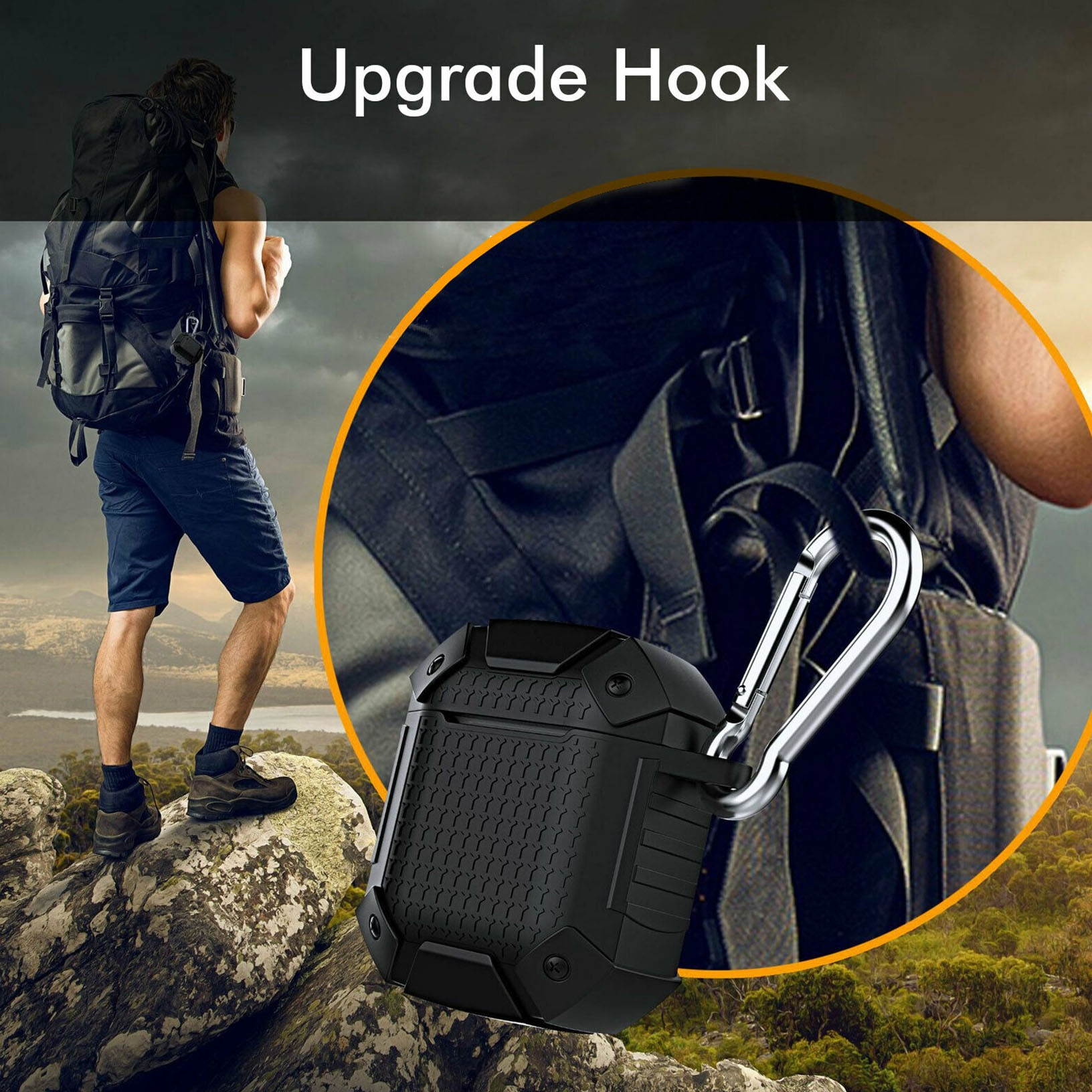 For AirPods 2 2019 Wireless Armor Heavy Duty Rugged Earphone Charging Cover