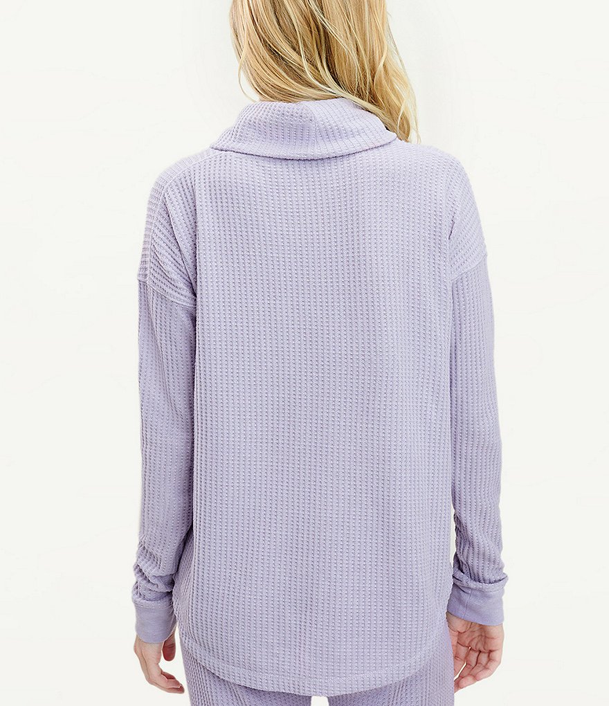 Splendid Knit Firestone Cowl Neck Coordinating Sweatshirt