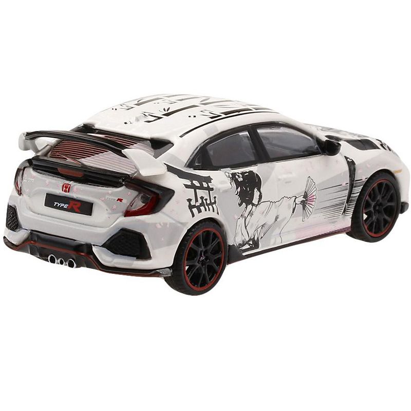 Honda Civic Type R (FK8) ArtCar Manga 2018 Paris Auto Show Ltd Ed to 3,600 pcs 1/64 Diecast Car by True Scale Miniatures