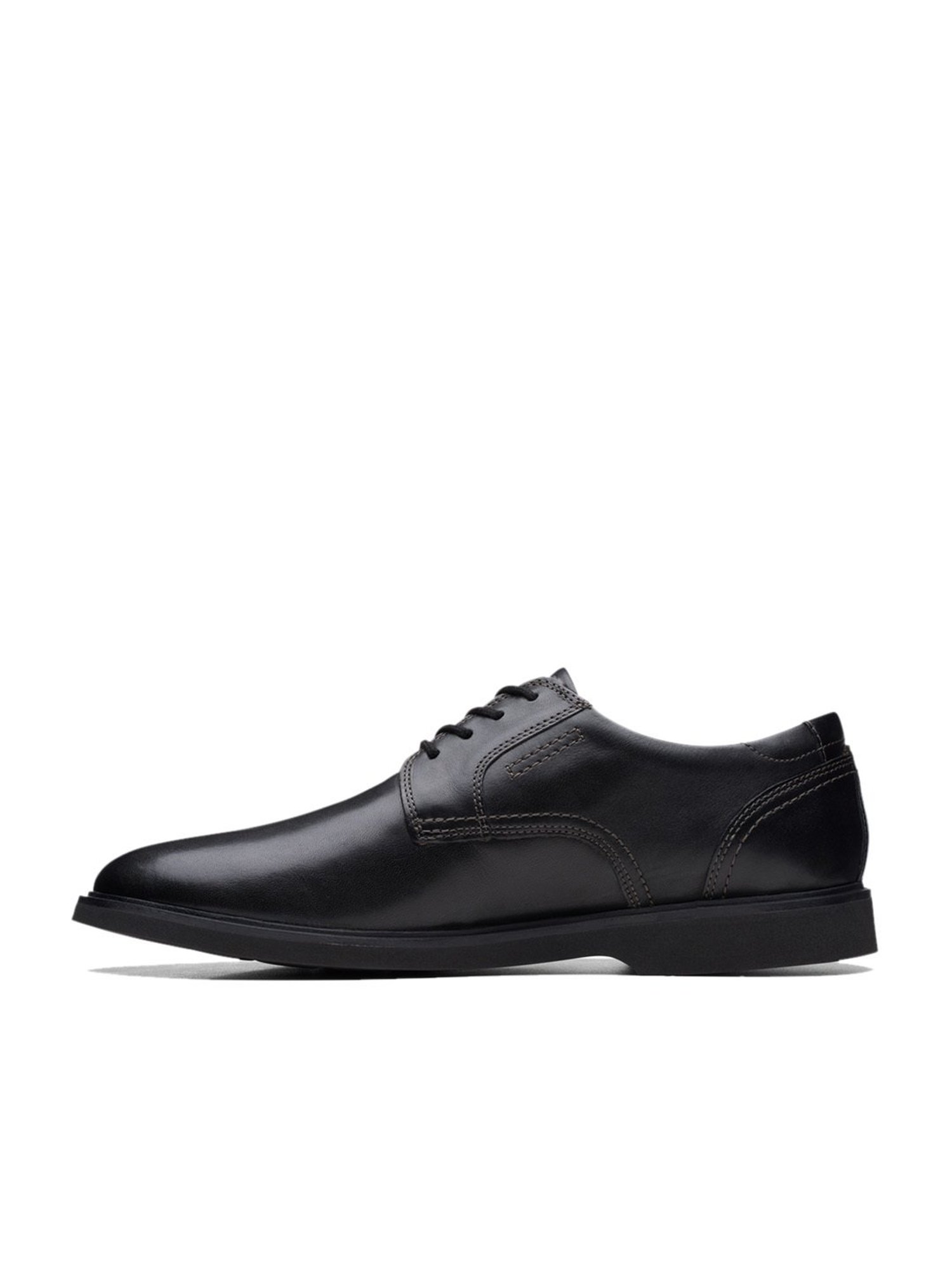 Clarks Men's Malwood Black Derby Shoes