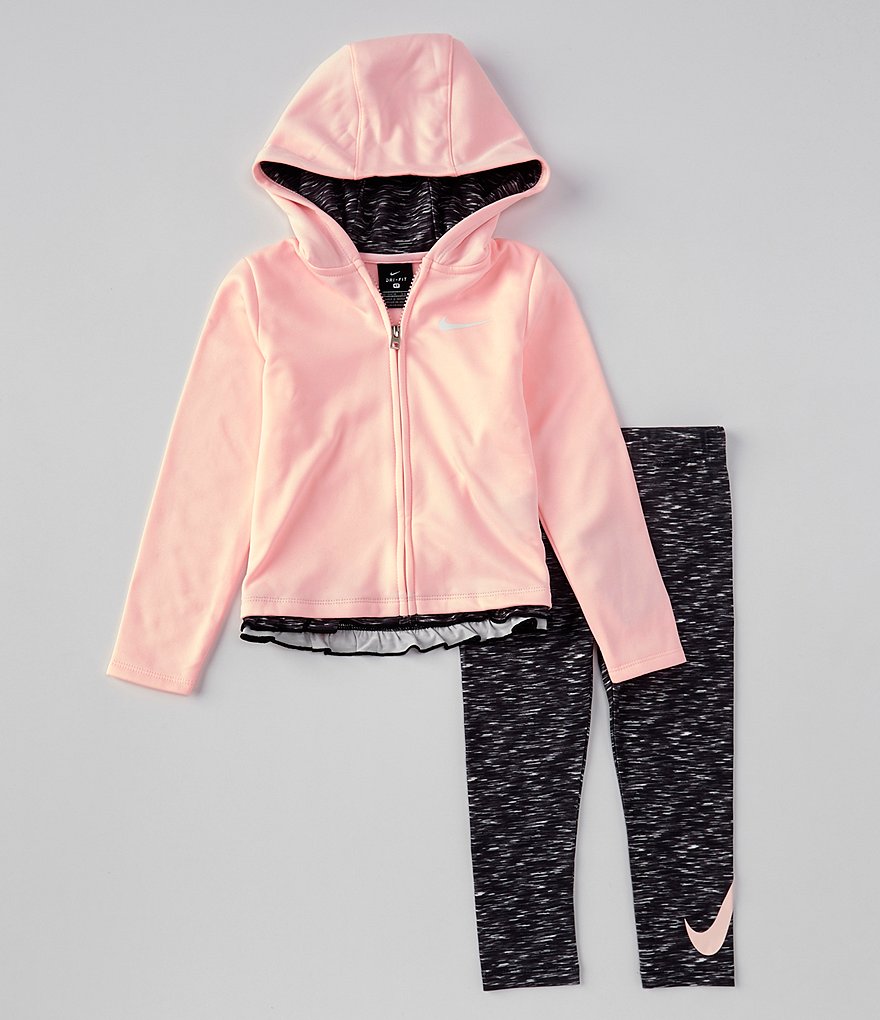 Nike Little Girls 2T-6X Swoosh Tempo Shorts