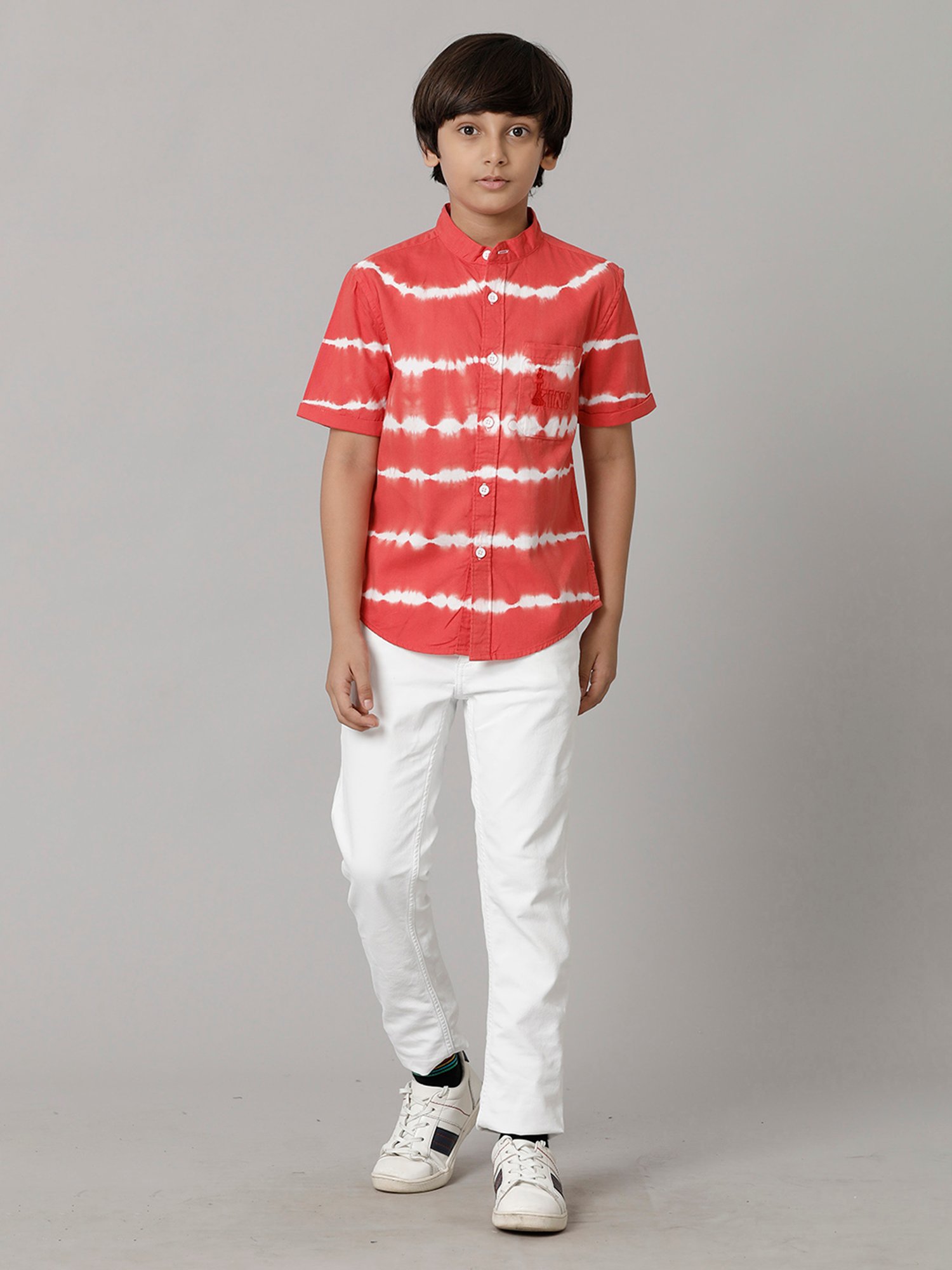 Under Fourteen Only Kids Red Tie Dye Shirt