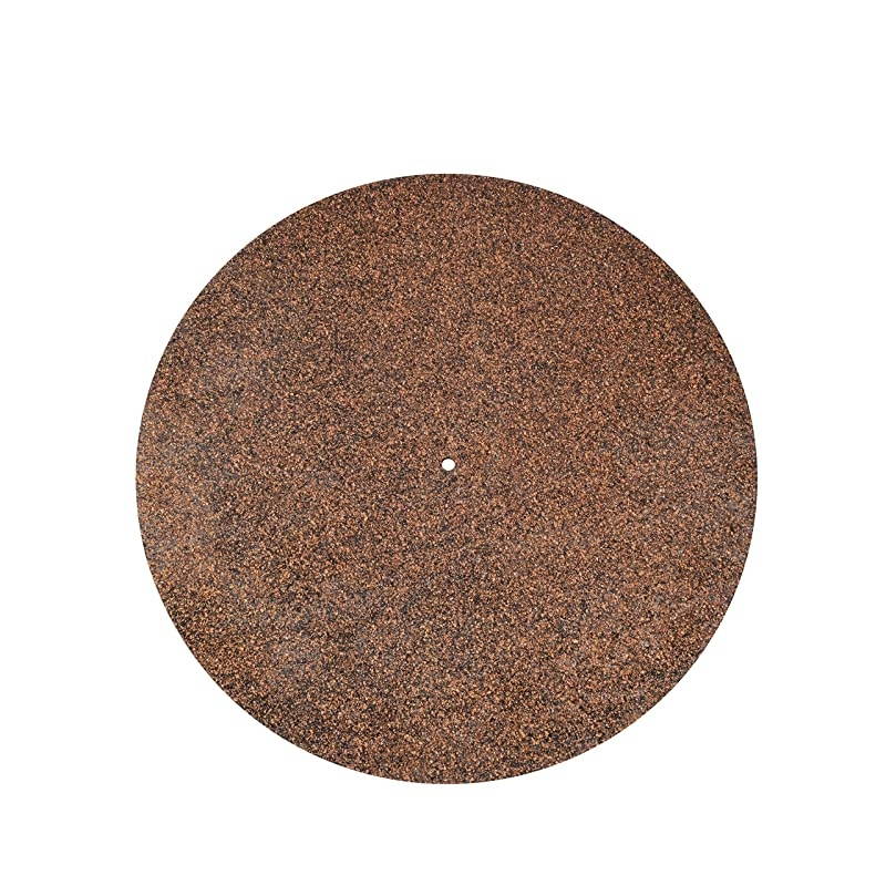 Hi-Fi Cork & Rubber Record Mat - 3mm thick for Universal to All LP(Brown)