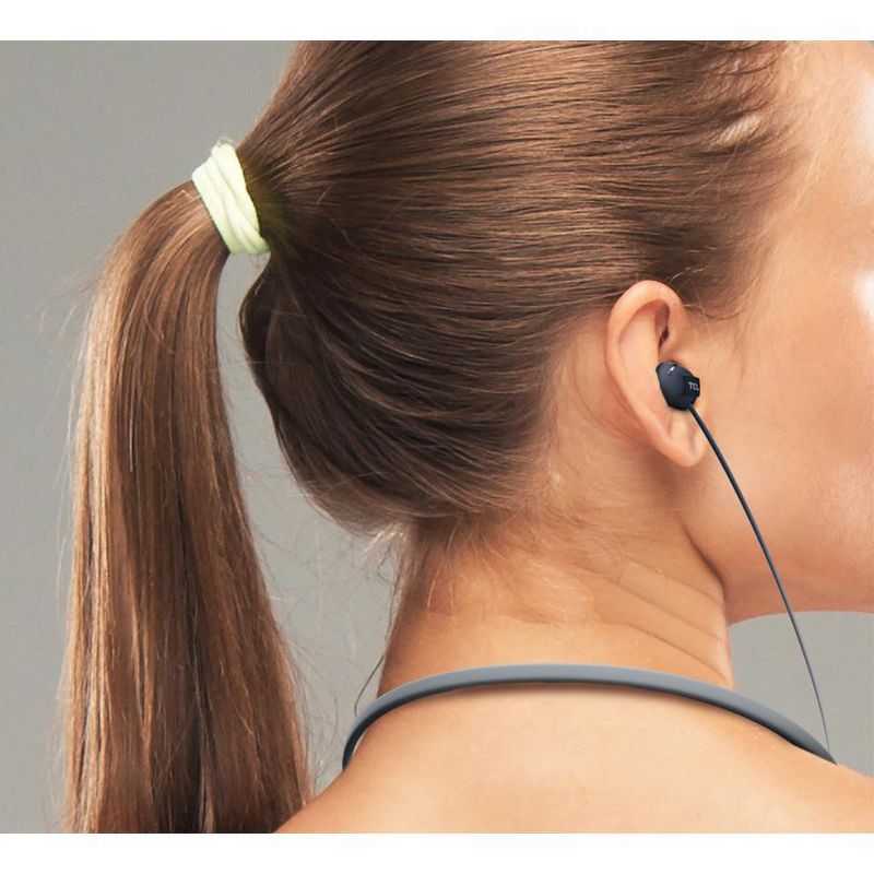 TCL Phantom Black Wireless In-ear Bluetooth Headphones with Mic - SOCL200BTBK - Stereo - Wireless - Bluetooth - 32.8 ft - 32 Ohm - 15 Hz - 22 kHz