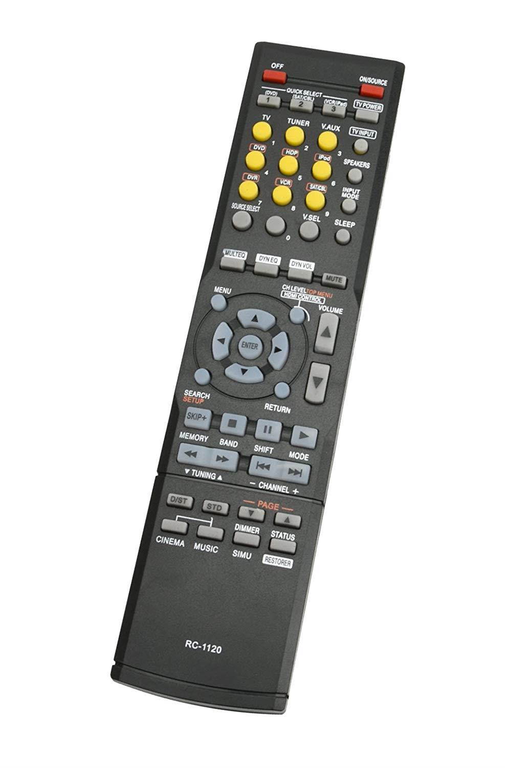 New RC-1120 RC1120 Remote Control for Denon AV Receiver AVR-590 AVR-591 AVR390 DHT590BA AVR-1610 AVR-391
