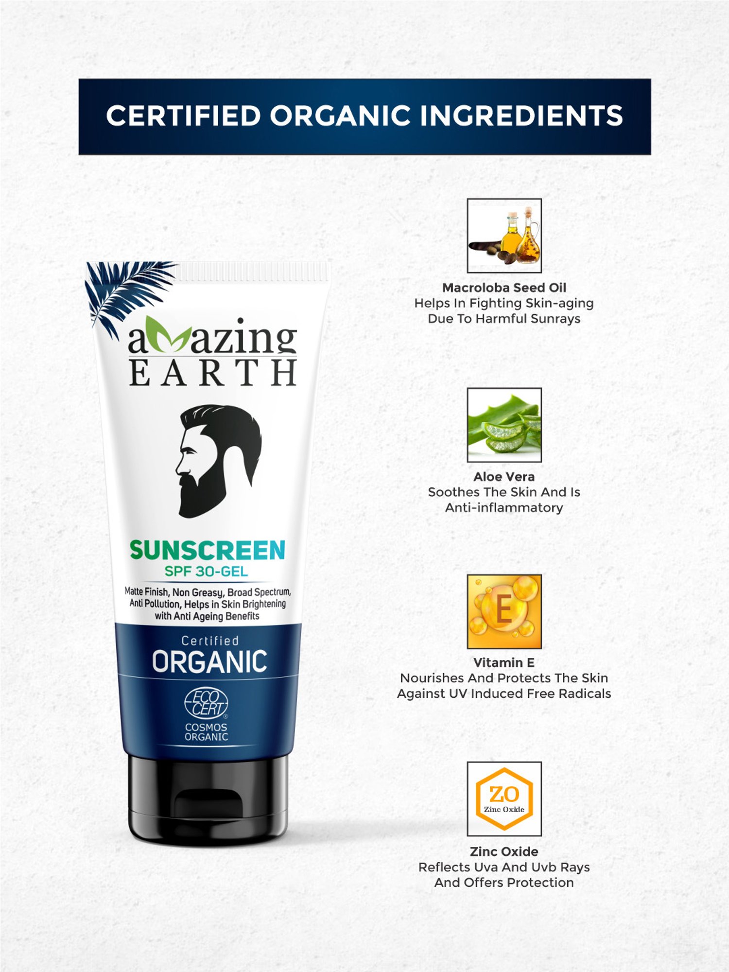 Mancode Detoxifying De Tan, Vitamin C & Acne Control Tea Tree Foaming Facewash (Pack of 3)