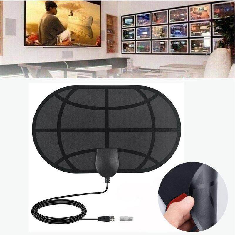 European and American Digital TV Antenna Indoor Receiver DVB-t2 Mini Can Antenna Pasted Ground Wave Antenna HDTV