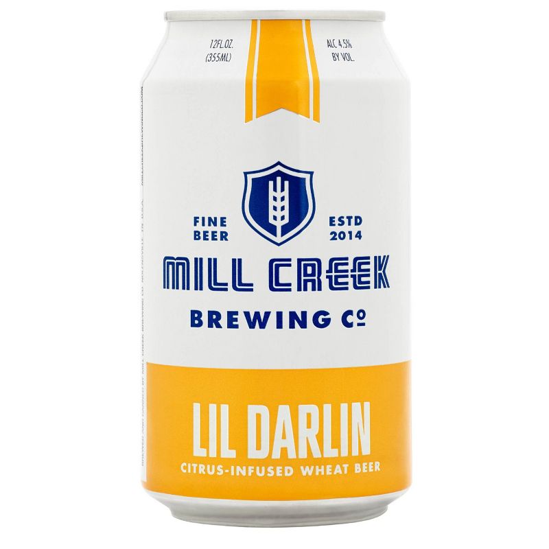 Mill Creek Lil Darlin Citrus-Infused Wheat Beer - 6pk/12 fl oz Cans