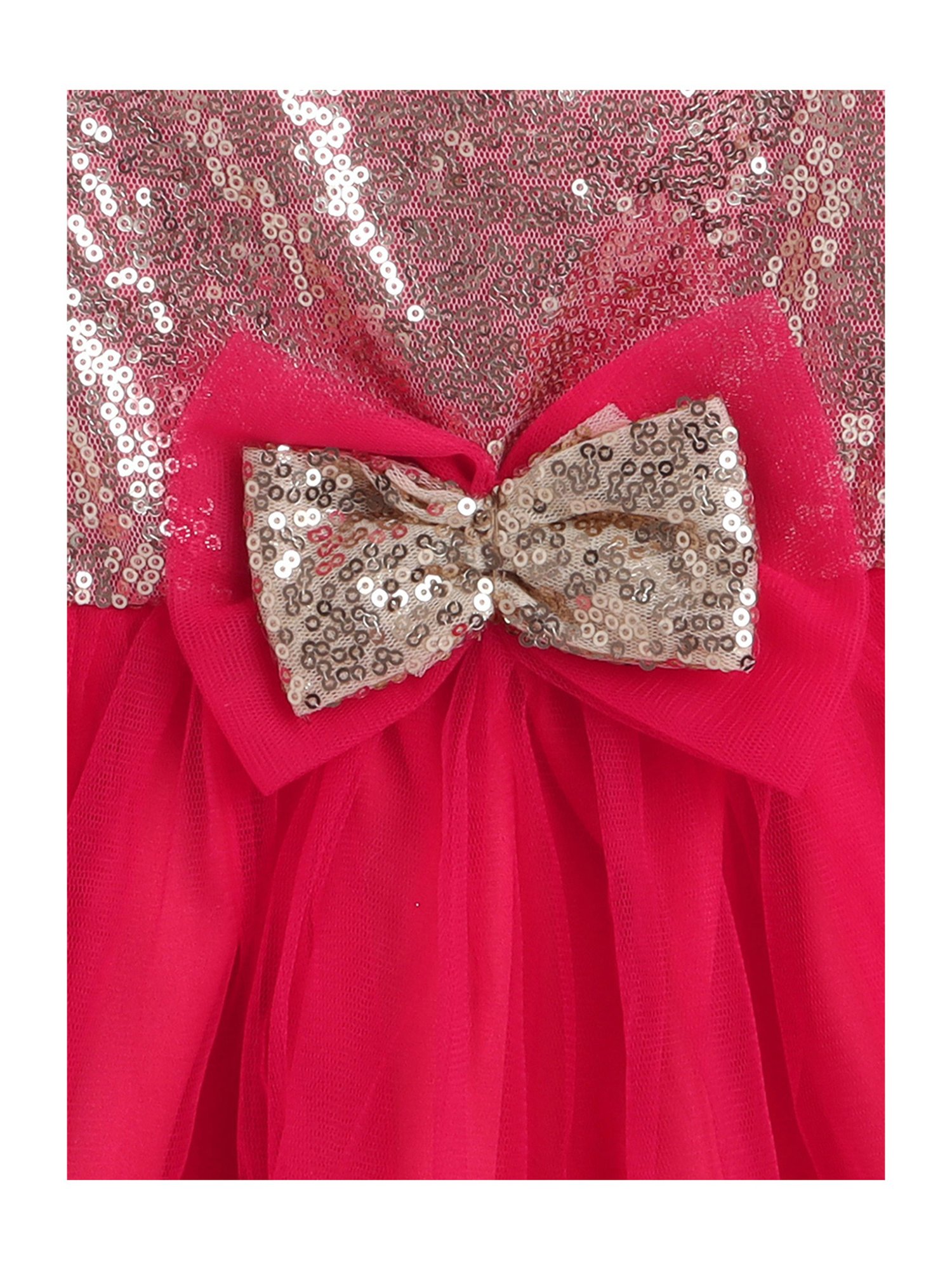 Pink Chick Kids Navy Solid Party Gowns