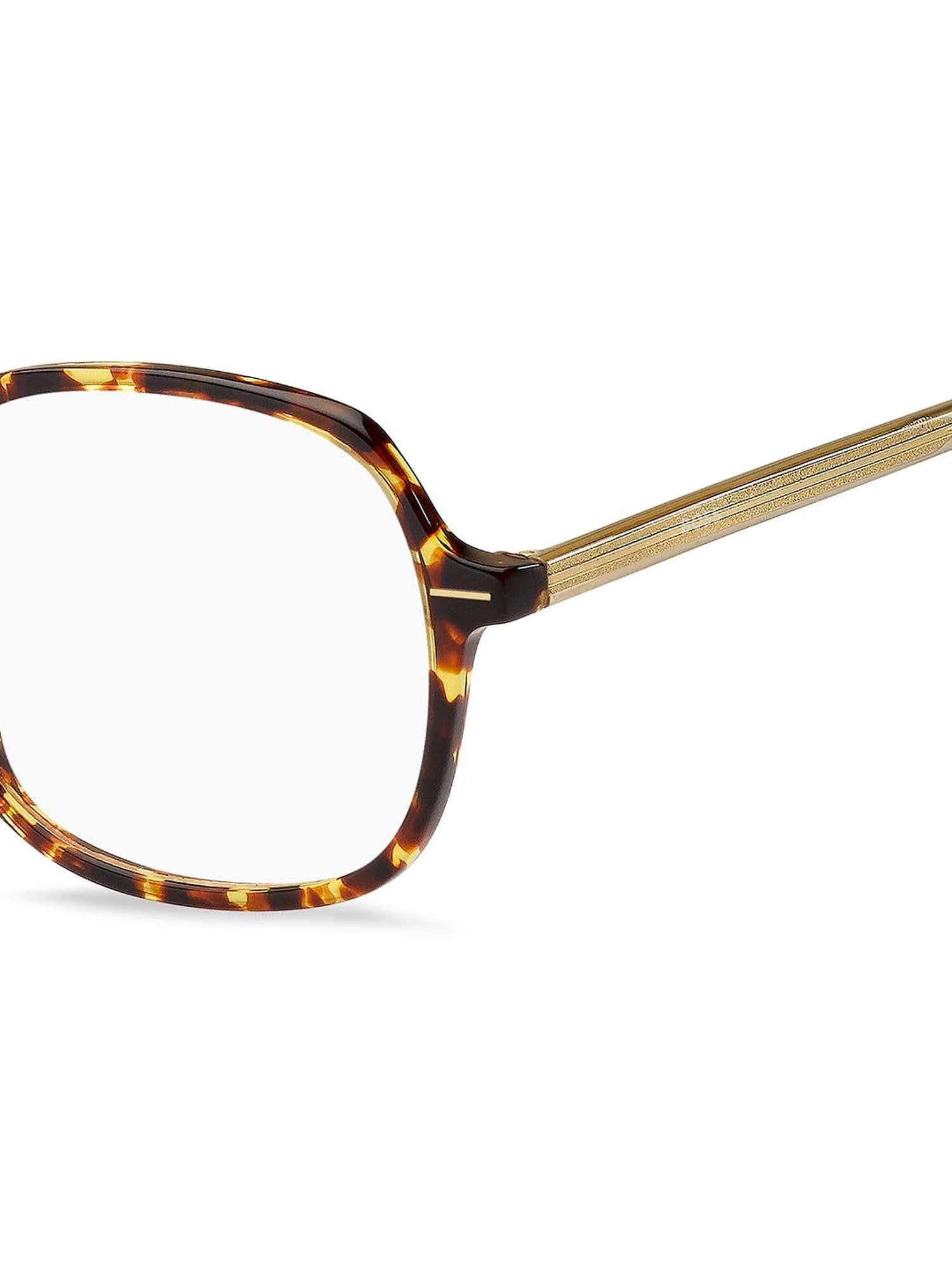 Hugo Boss Brown Square Eye Frames for Women