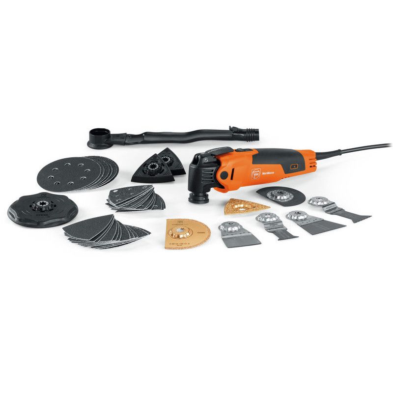 Fein 69908195468 MultiMaster Top Oscillating Multi-Tool and Best of Renovation Accessory Set Holiday Kit