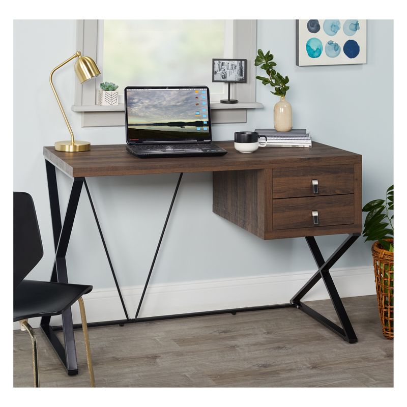 Amara Desk Brown - Buylateral