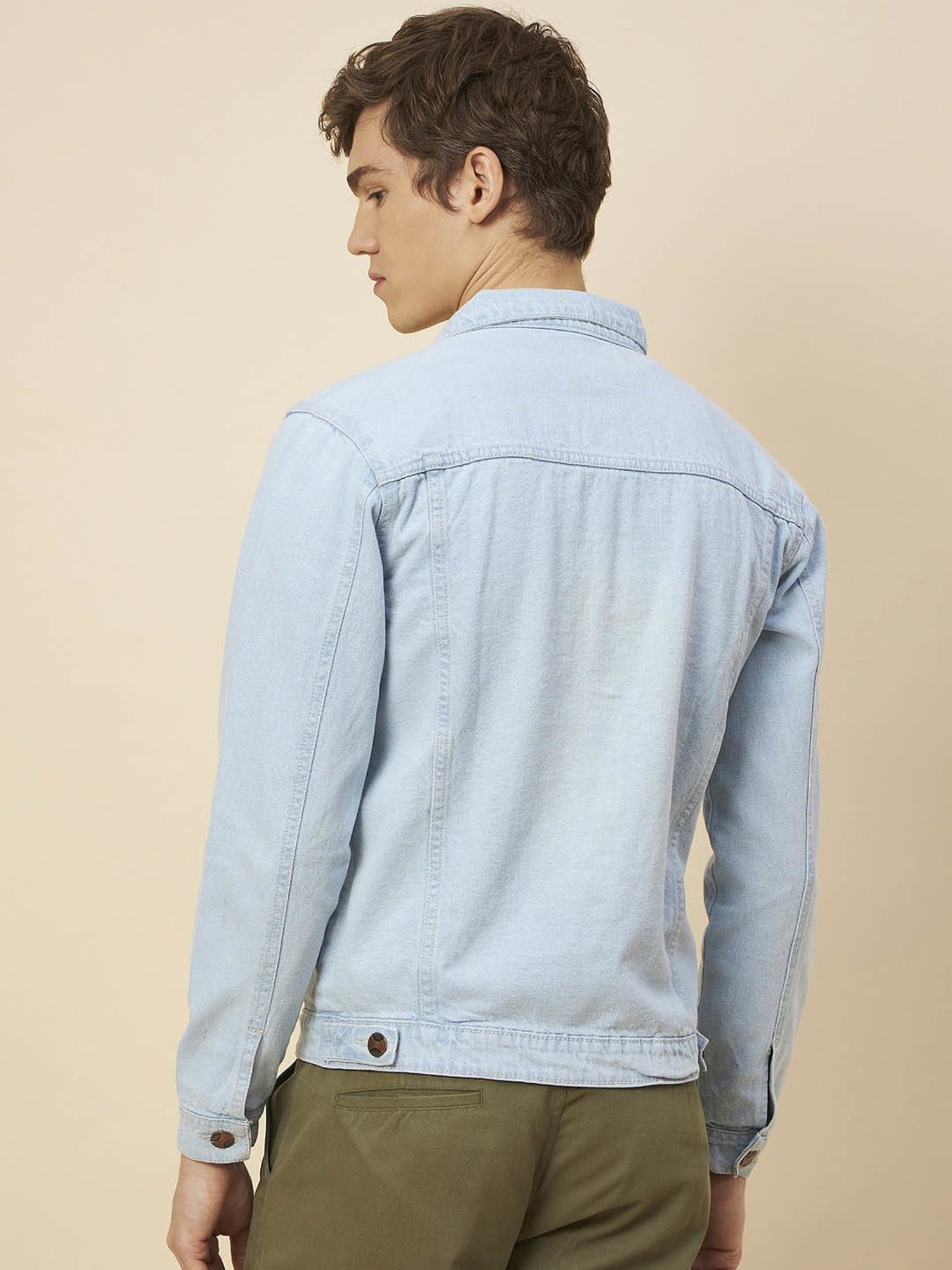 High Star Light Blue Regular Fit Denim Jacket
