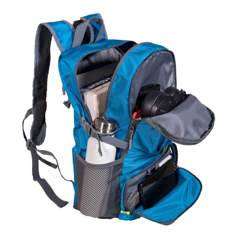 WIB Miami City Slim Backpack for up-to 14.1" Notebook , Tablet, eReader - Green - Twill Polyester - Twill Polyester, Microsuede - Shoulder Strap