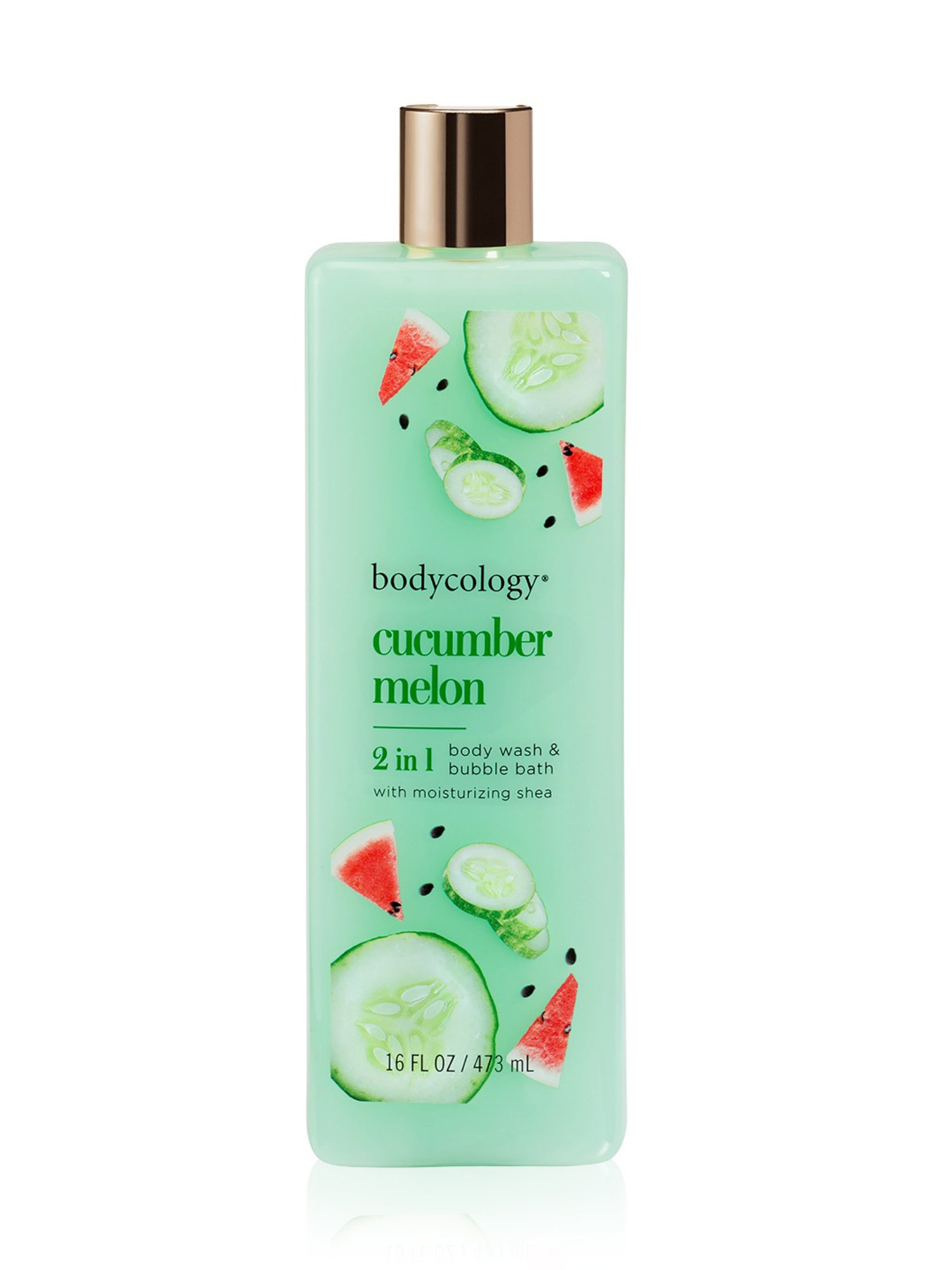 Bodycology Cucumber Melon 2 in 1 Body Wash & Bubble Bath - 473 ml