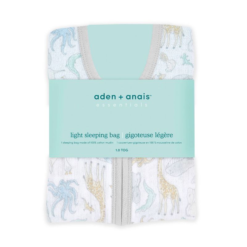 aden + anais Sleeping Bag Natural History Wearable Blanket - L