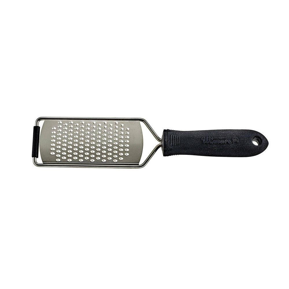 Winco VP-311, 10-Inch Grater with Small Holes and Soft Grip Handle, NSF