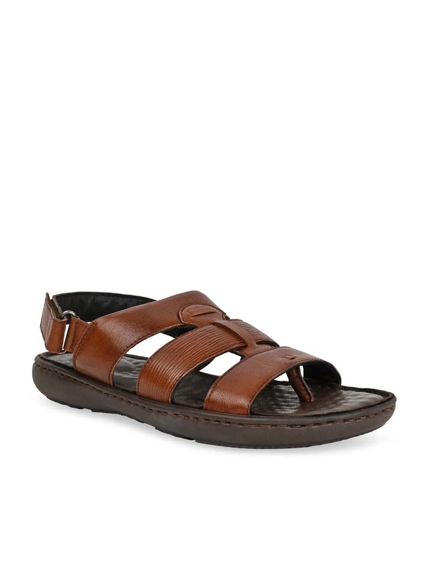 Regal Men's Tan Back Strap Sandals