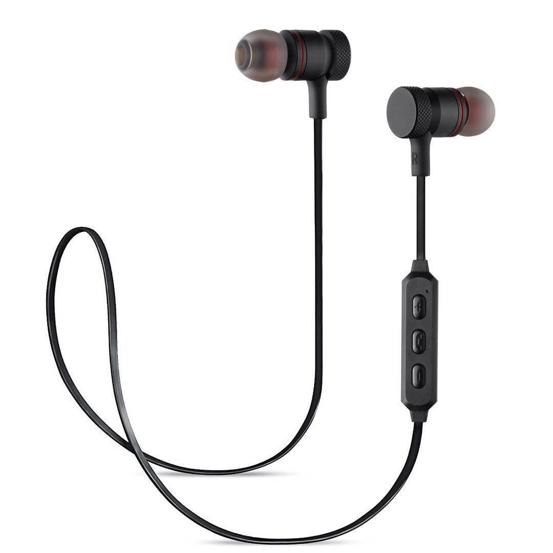 Bluetooth 5.0 Wireless Sport Earphone Magnetic design Headset Universal Earbuds
