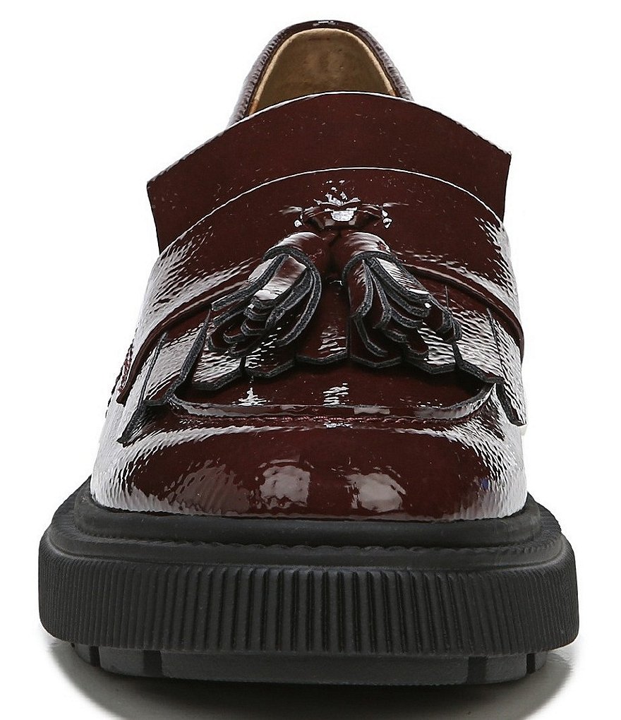Franco Sarto Jack Kiltie Fringe Tassel Patent Loafers