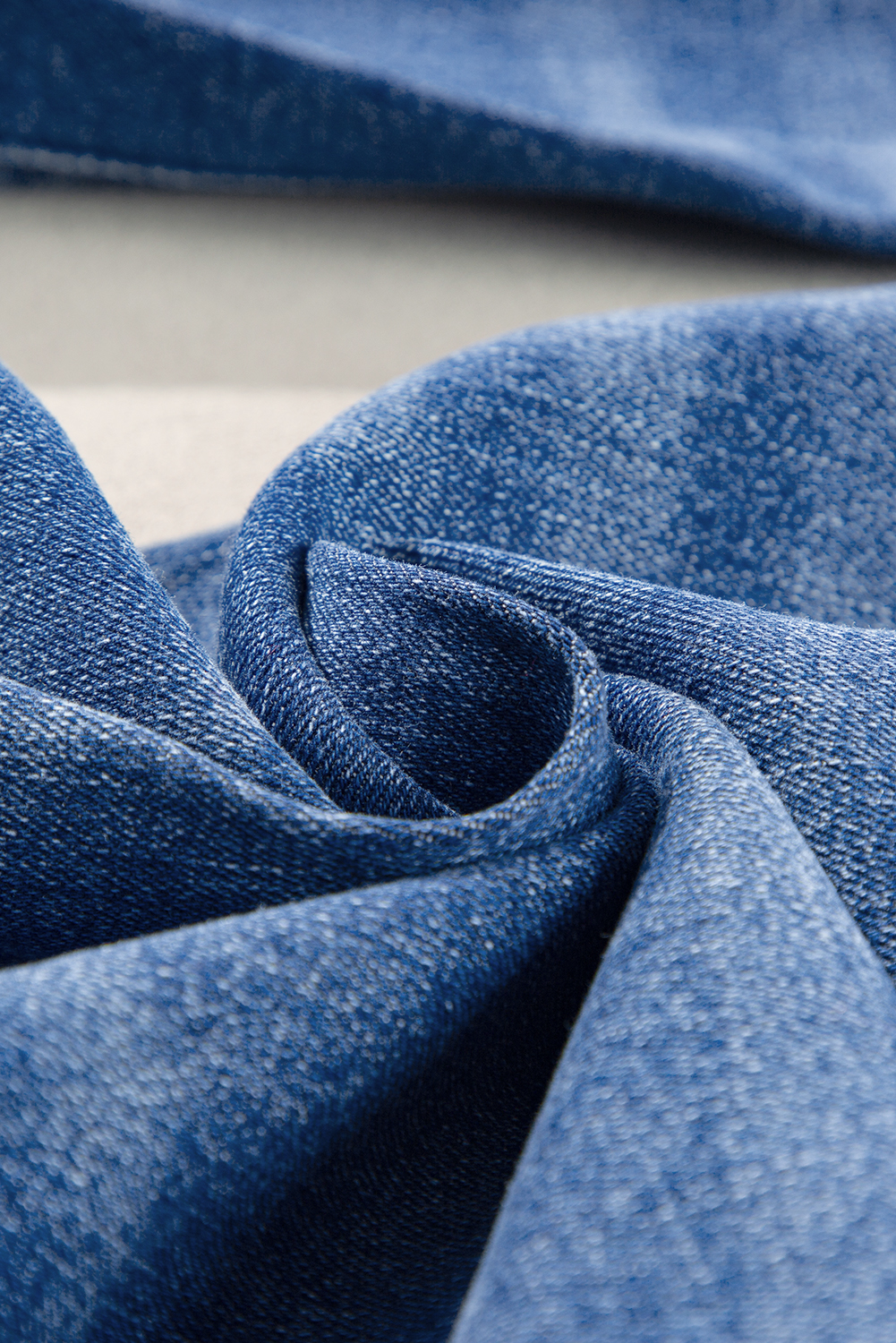 Dark Blue Plus Size Stitching Washed Flare Jeans