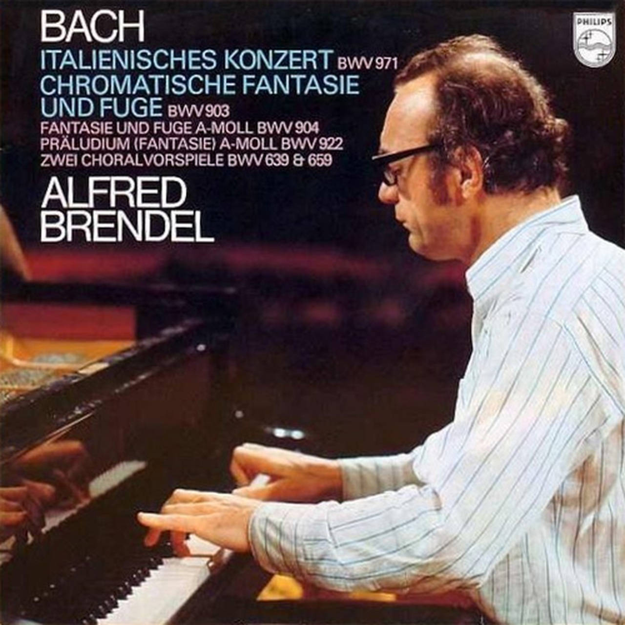 Alfred Brendel Bach Italian Concerto & Chromatic Fantasy 180g LP (Vinyl)