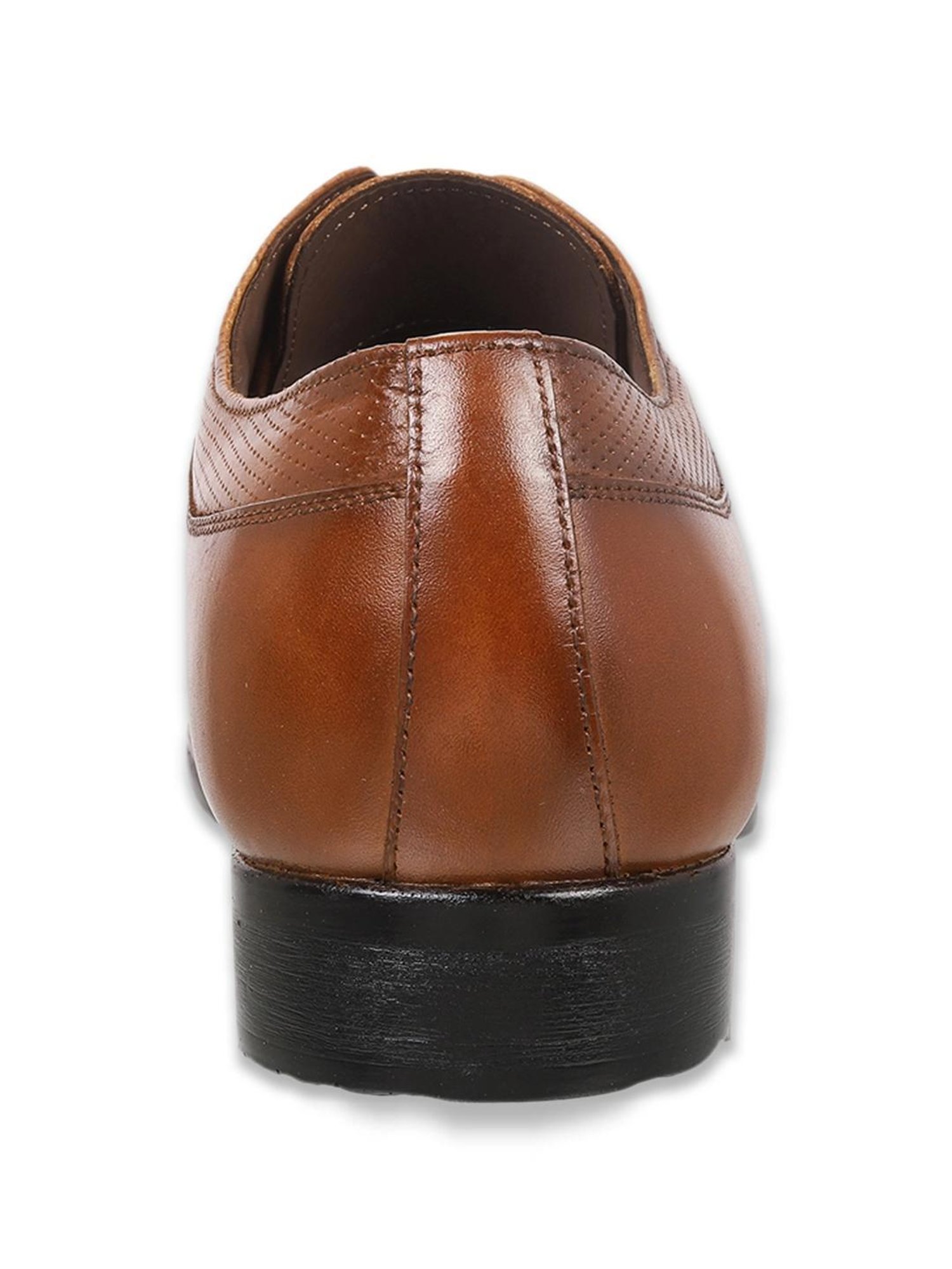 Metro Men's Tan Derby Shoes