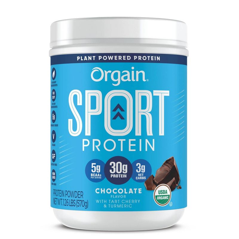 Orgain Organic Sport 30g Protein Powder - Chocolate - 20.16oz