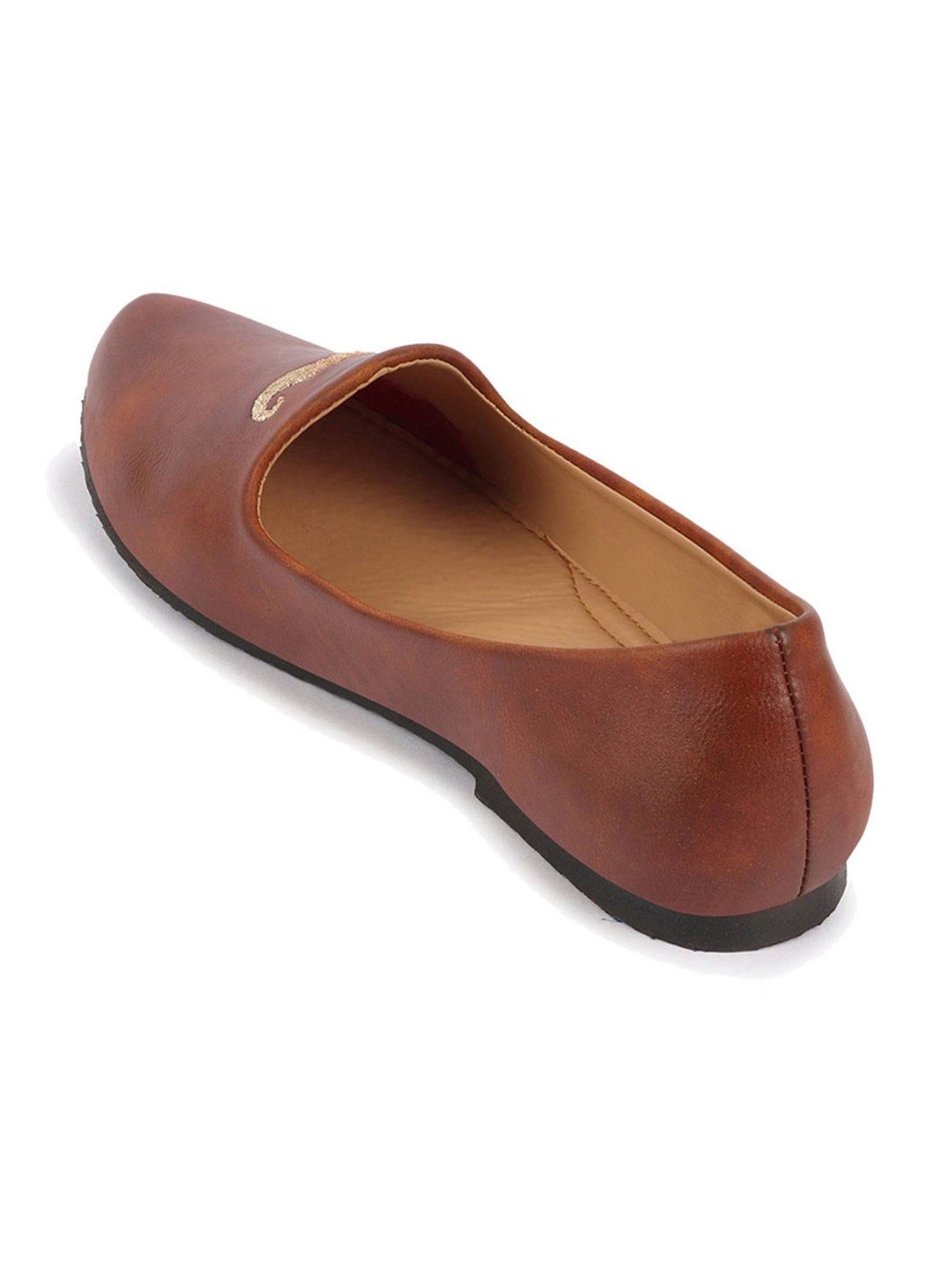 Walkway Men's Black Ethnic Juttis