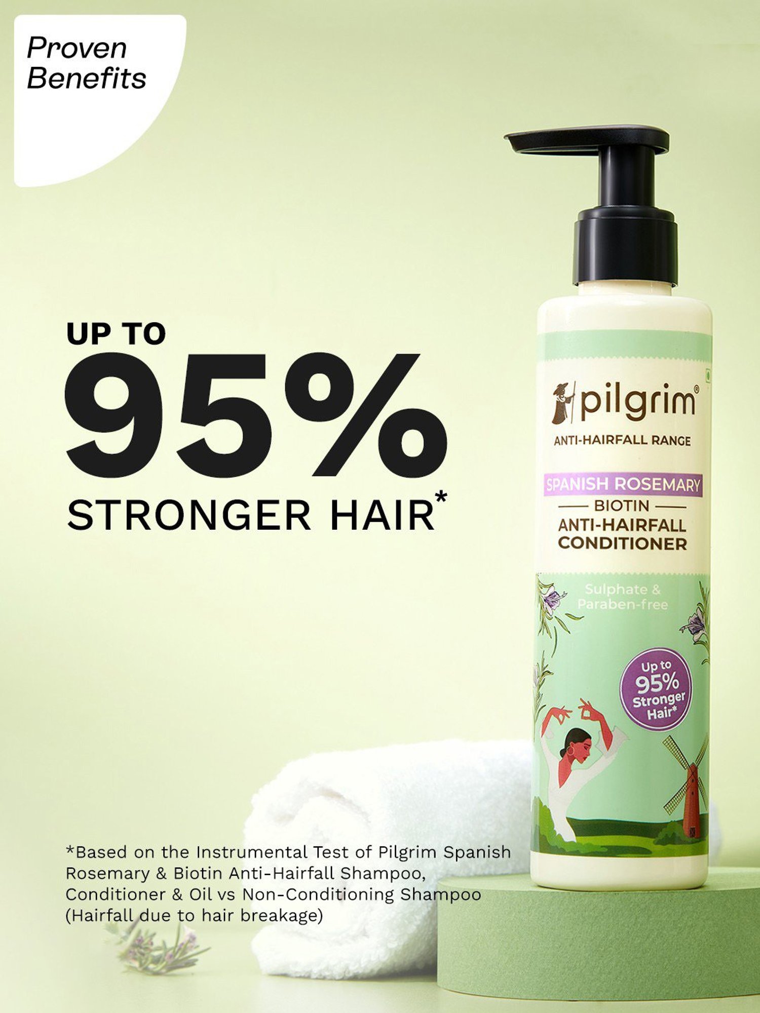 PILGRIM Spanish Rosemary & Biotin Anti-Hairfall Conditioner - 200 ml