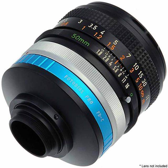 Fotodiox Mount Adapter for Canon FD/FL Mount Lens to C-Mount Cine & CCTV Camera