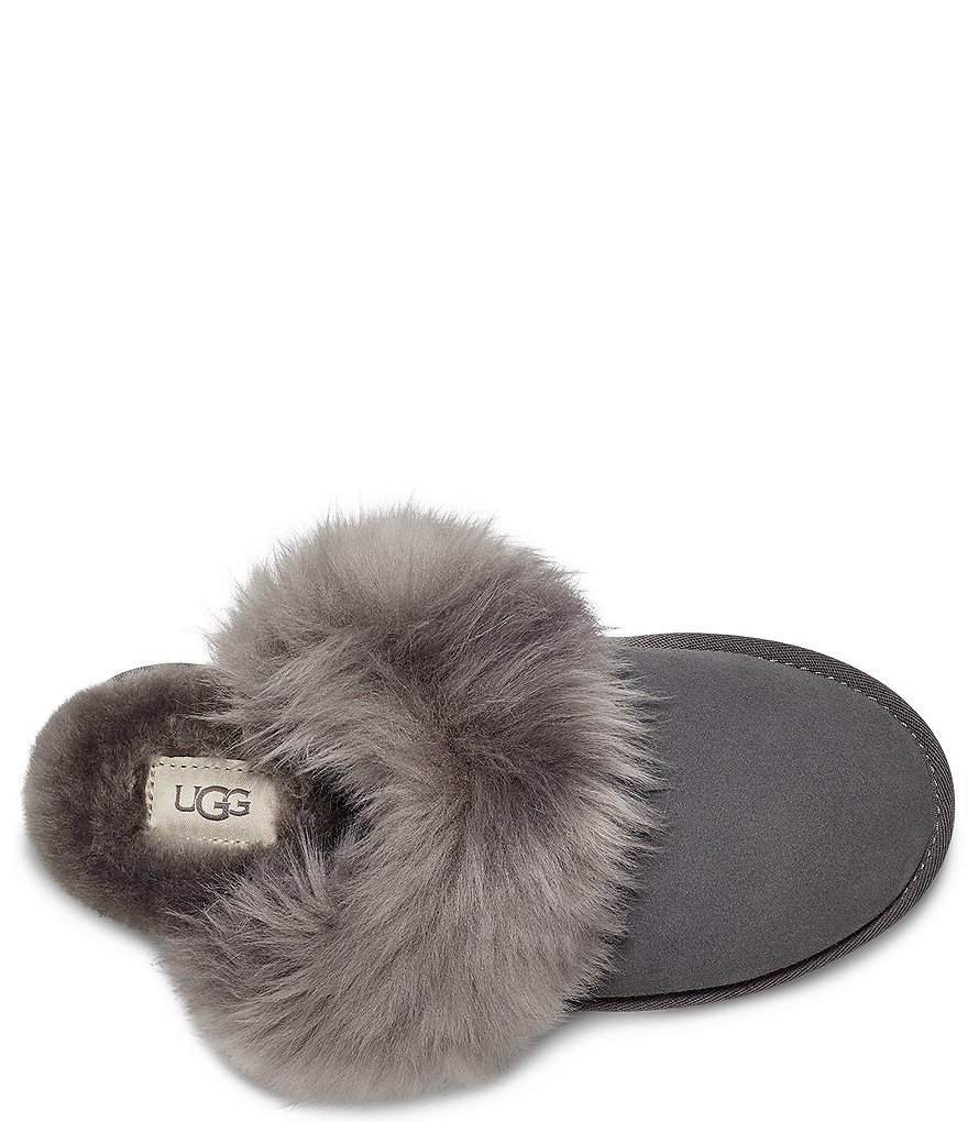 UGG&reg; Scuff Sis Suede Fur Slippers