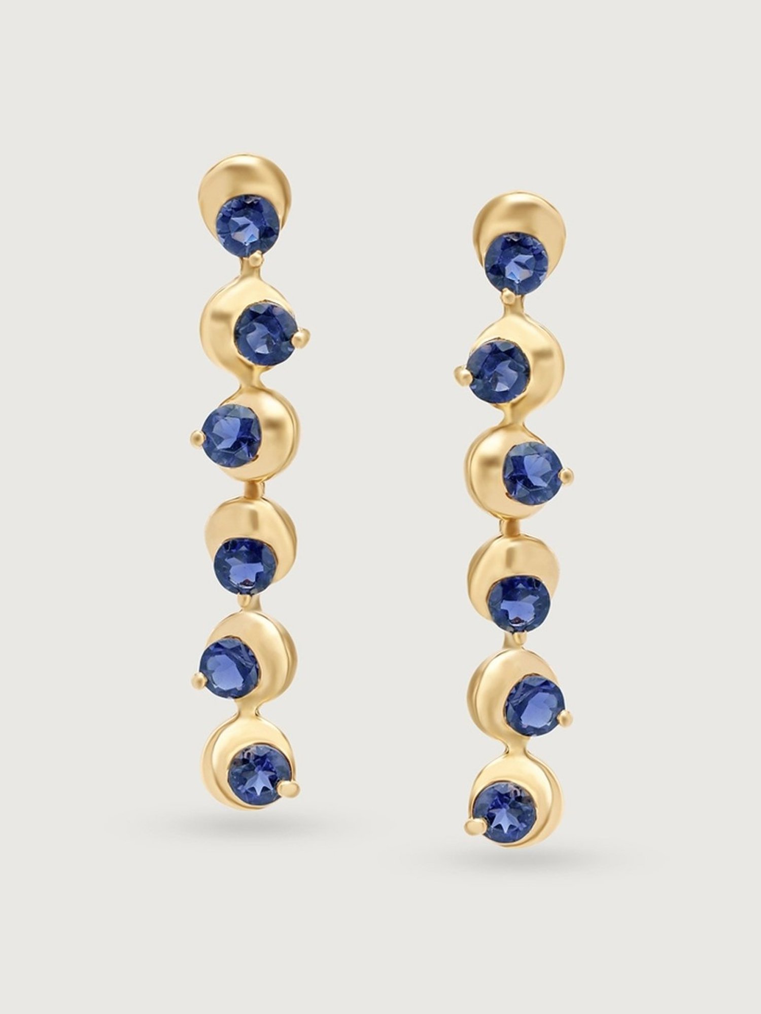 P.C. Chandra Jewellers 14 kt Gold Earrings