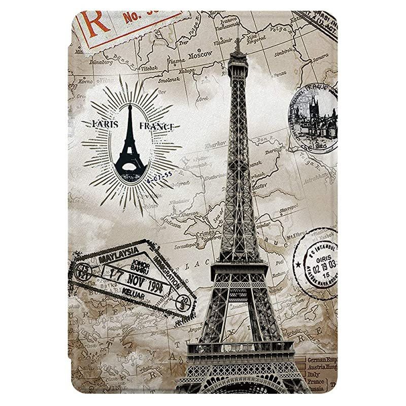 Painting Case for AllNew Kindle Paperwhite 10th Gen 2018 Release onlyWill Not fit Prior Gen Kindle Devices Retro Tower