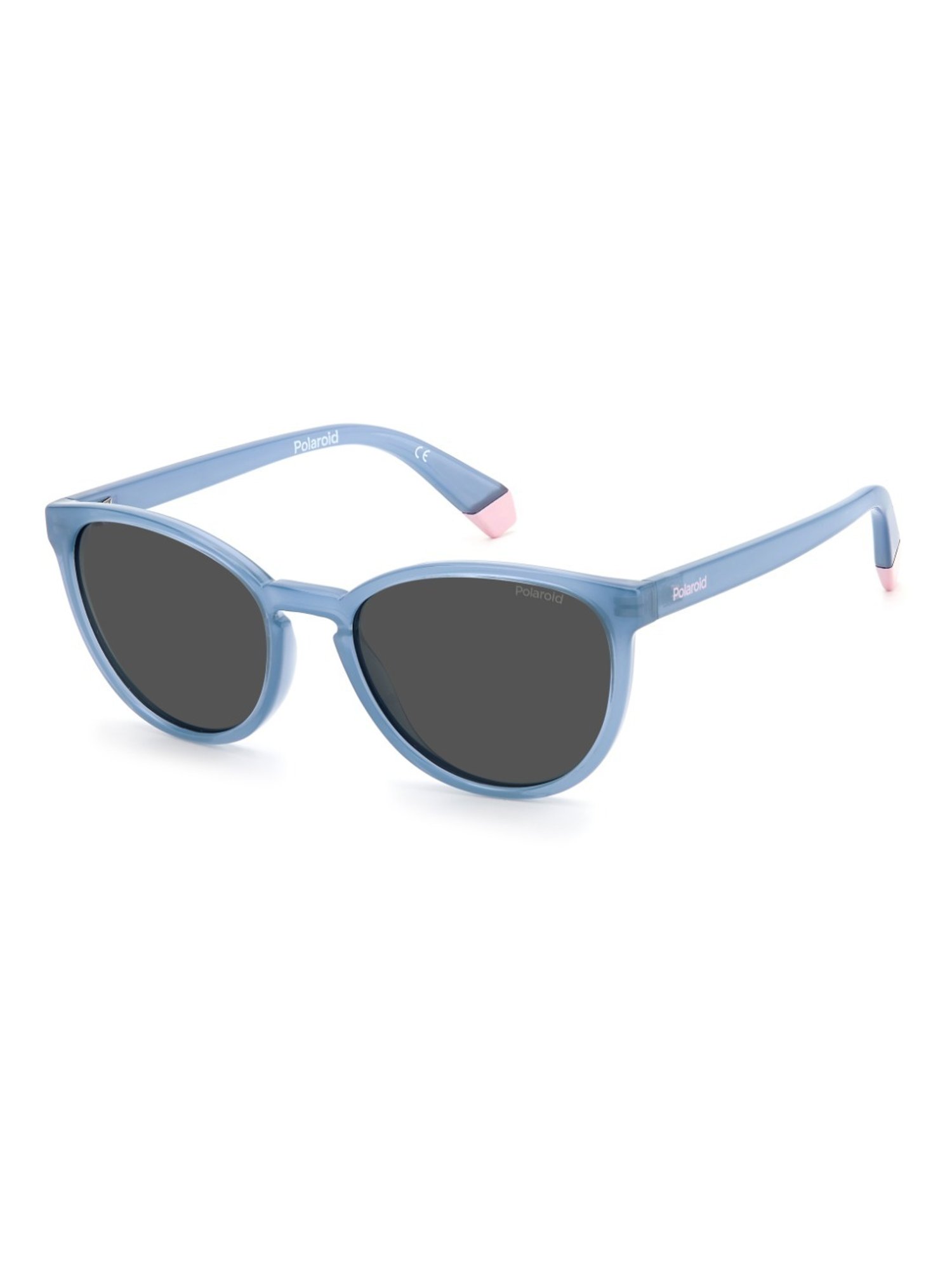 Polaroid Light Blue Round Sunglasses for Kids