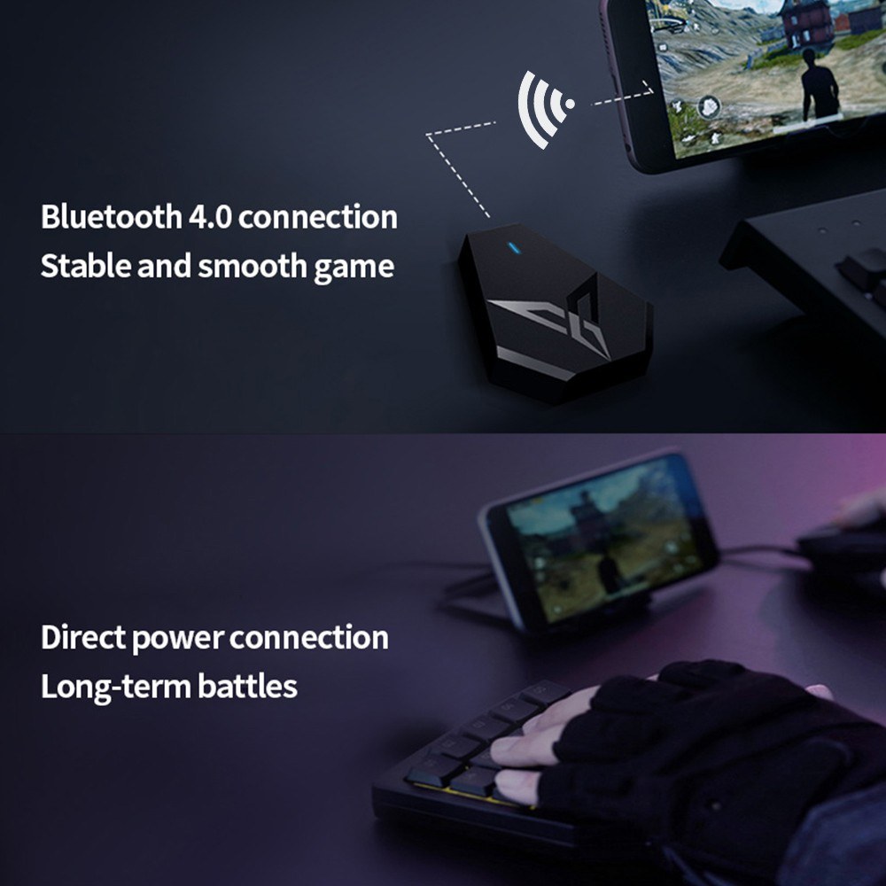 Global Version FDG Flydigi Ql Keyboard Mouse Converter for PUBG BT Mobile Game Converter for iOS Android Smartphones