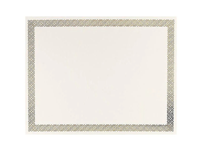 Great Papers Braided Foil 8.5 x 11 Certificates 963006