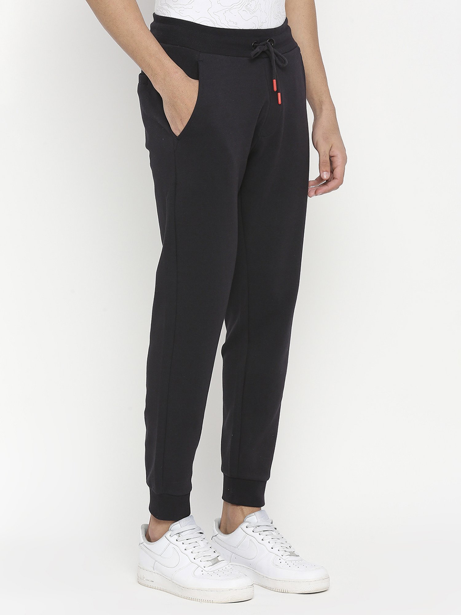 UnderJeans by Spykar Navy Regular Fit Trackpants