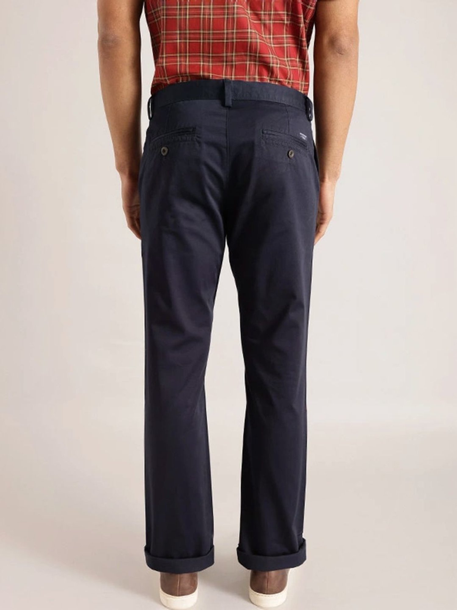 Indian Terrain Navy Regular Fit Chinos