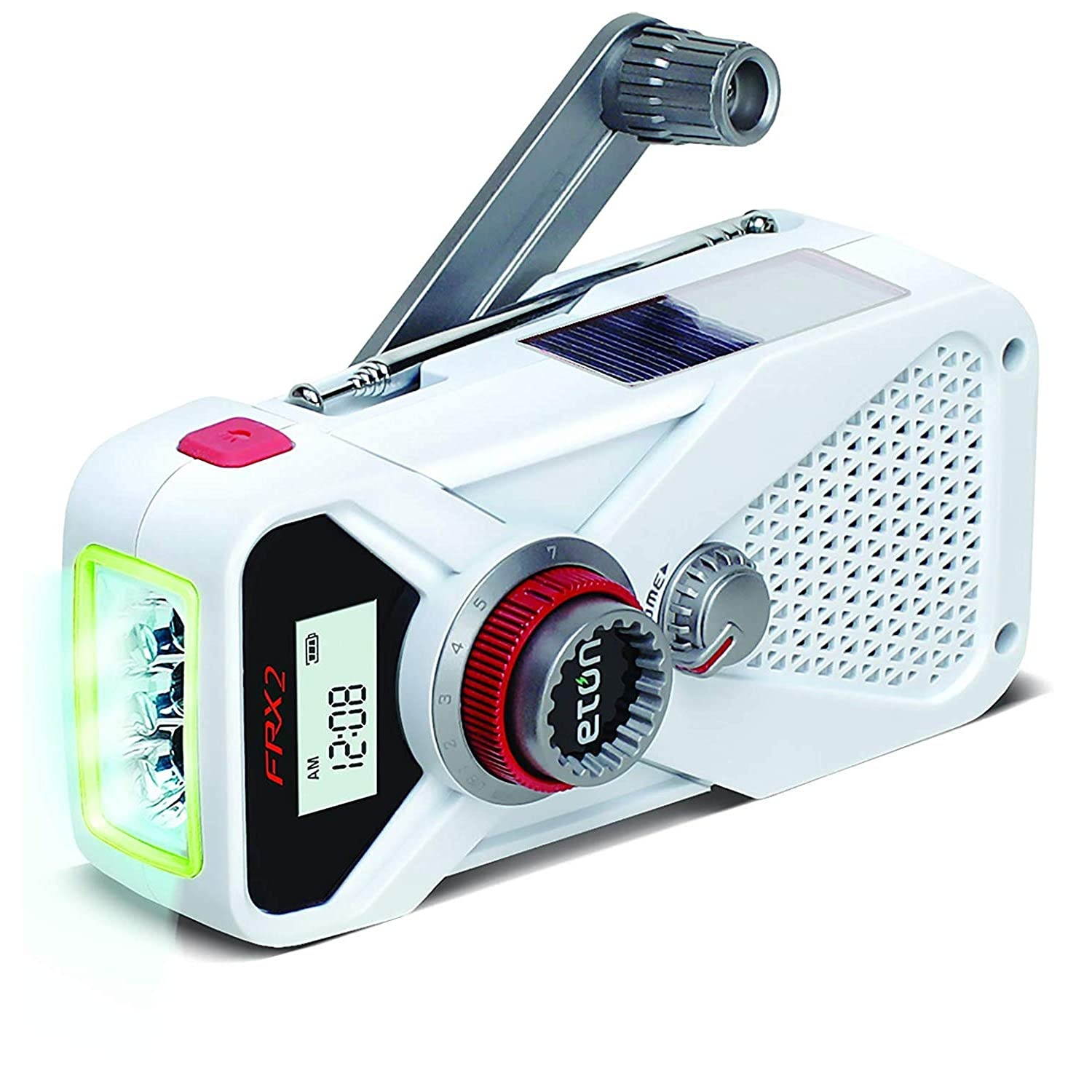 Eton Hand Turbine AM/FM/NOAA Weather Radio with USB Smartphone Charger and LED Flashlight