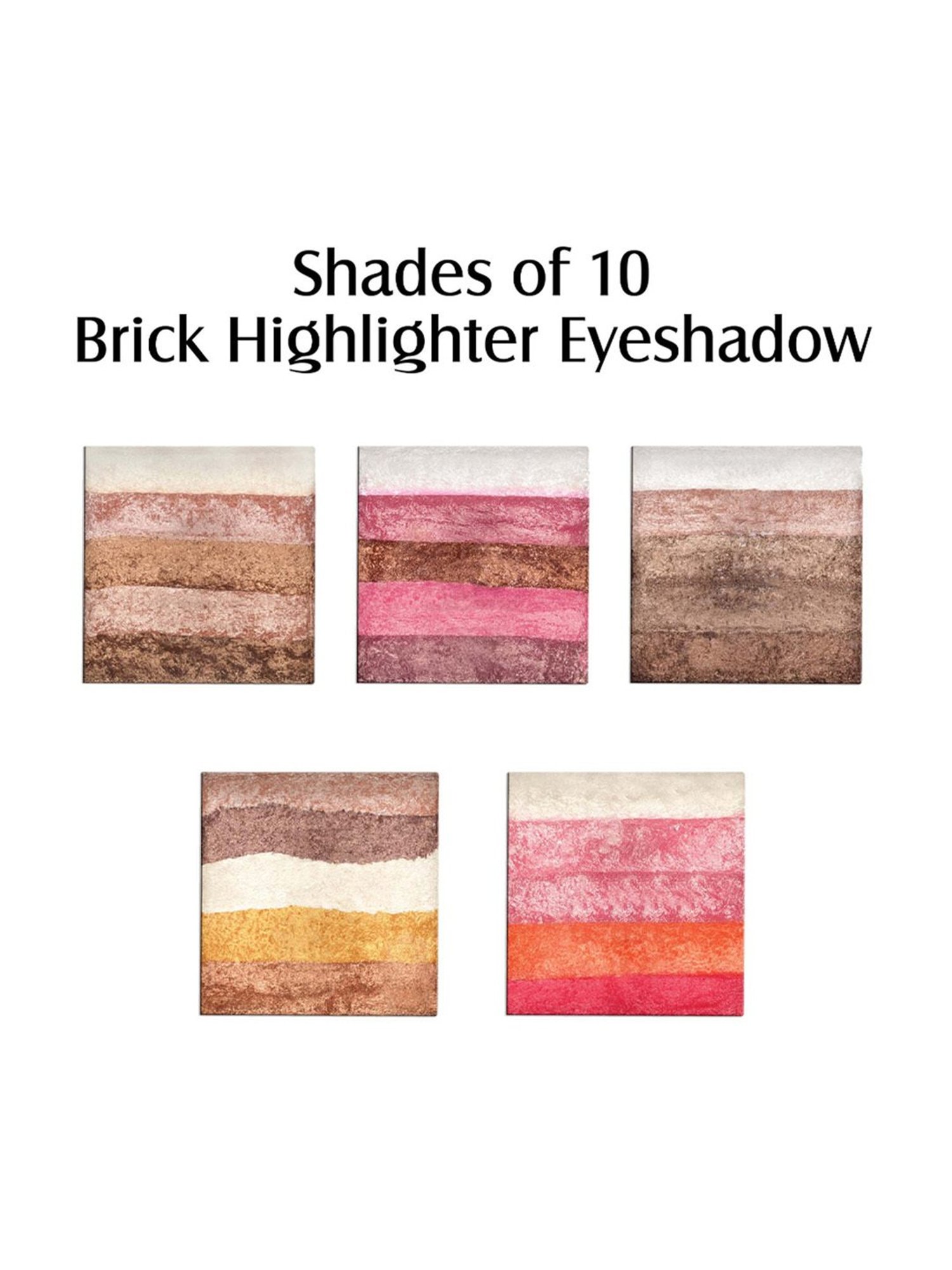 Glam21 Pro HD Shimmer Brick Highlighter Eyeshadow Palette 04 - 7.5 gm