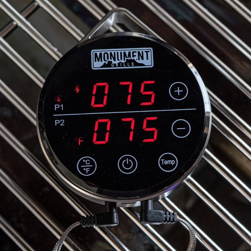 Digital Meat Thermometer with Dual Probe for Grill - Monument Grills