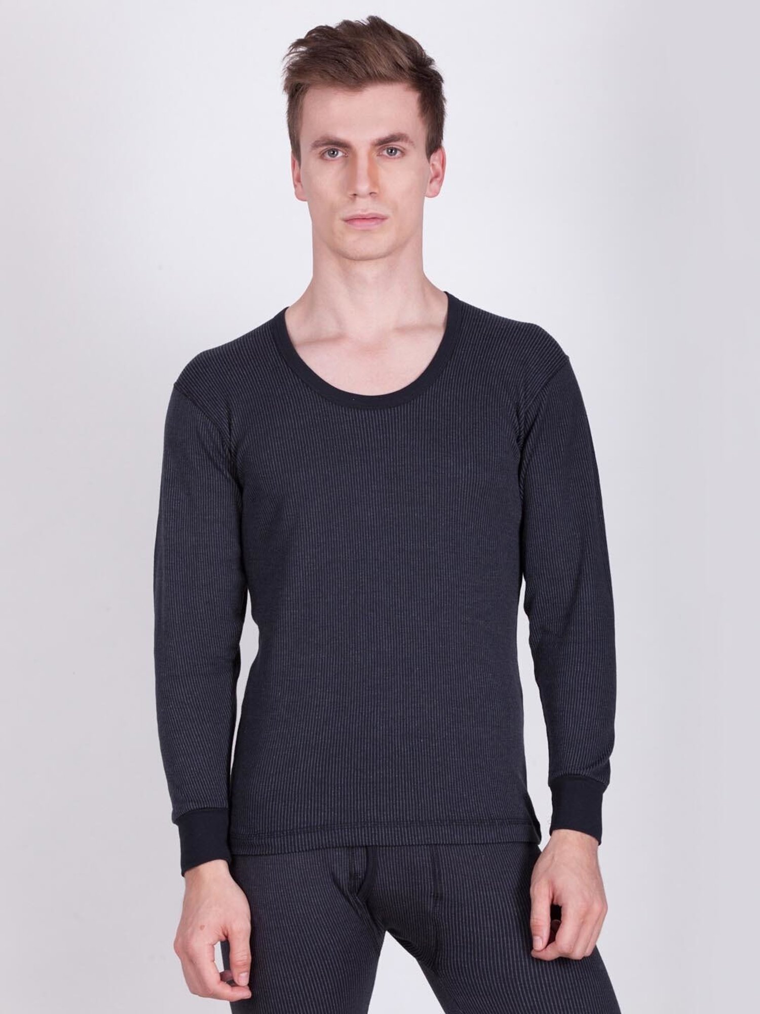 Dollar Black Regular Fit Thermal Top