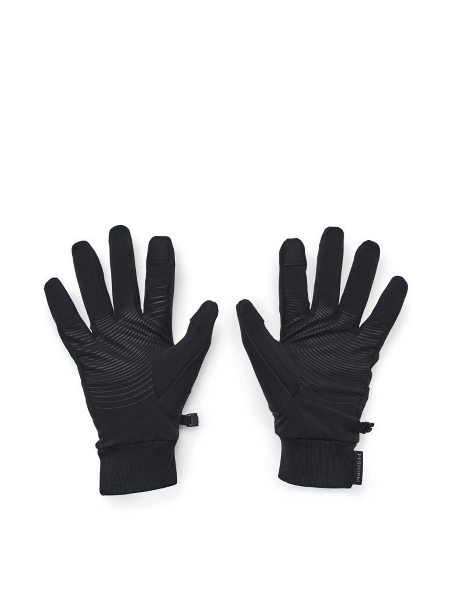 Royal Enfield Black Leather Solid Gloves
